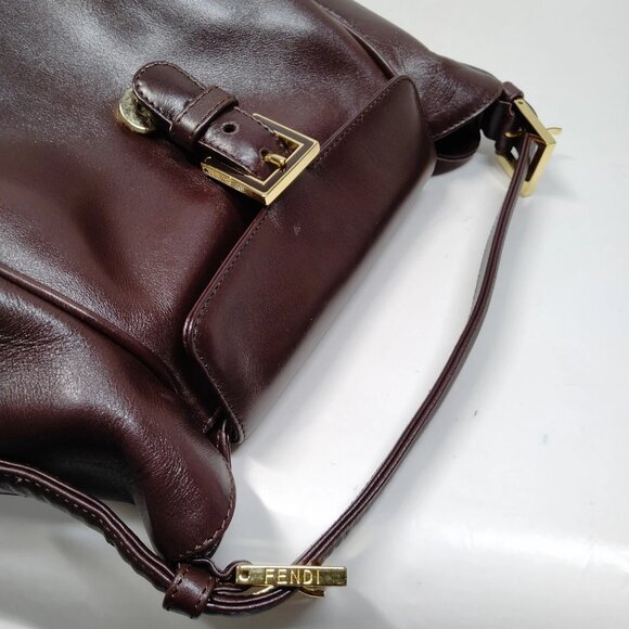 Fendi Brown Leather Hand Bag mon585-103125 - Picture 7 of 16